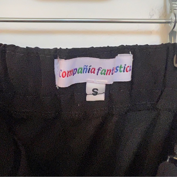 Black mini skirt with BOWS 🖤🎀 Compañía fantastica - size small - Picture 6 of 10
